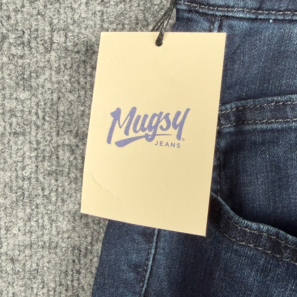 Mugsy Jeans Mens 36x30 Blue Fultons Stretch Straight Leg Denim Jeans NWT - Picture 5 of 12